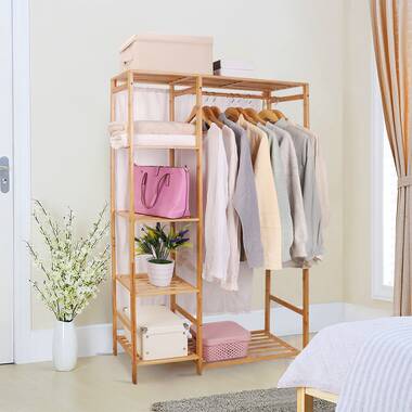 Clothes hanging outlet stand for room